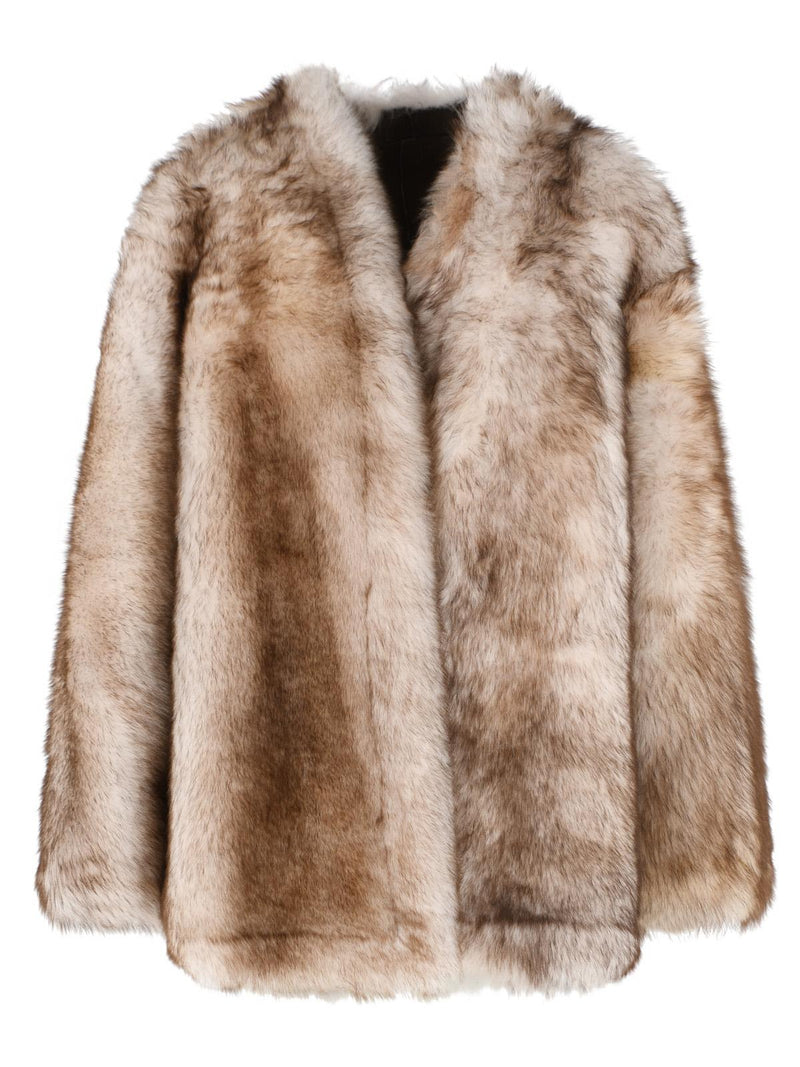 Salvatore Santoro Salvatore Santoro Sheepskin Fur Jacket Beige Women - World Class Fashion