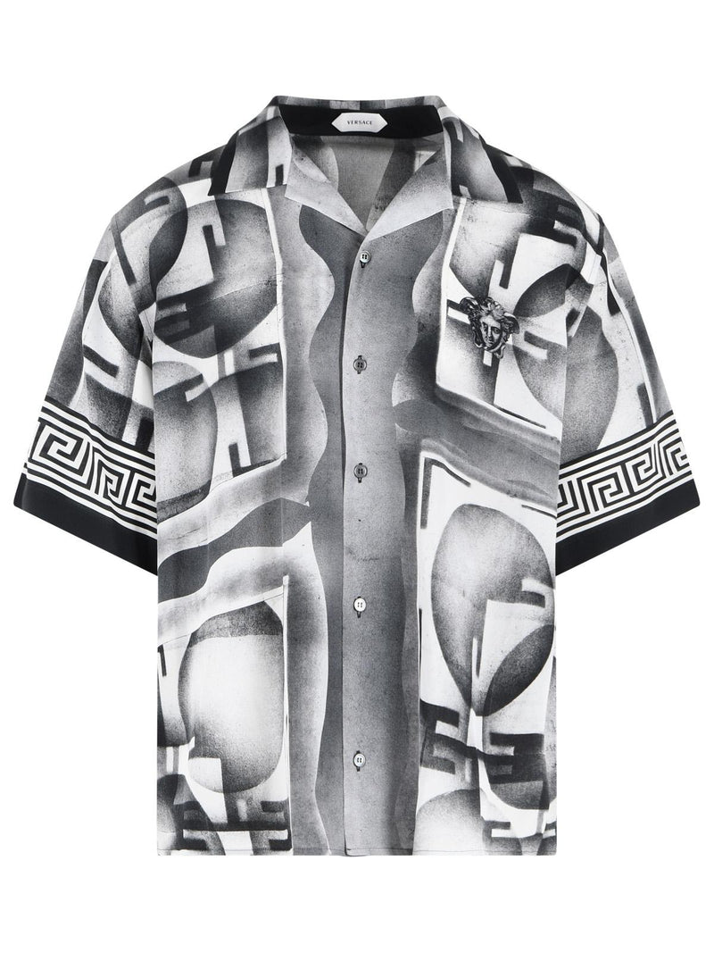 Versace Versace Informal Black Silk Shirt Men - World Class Fashion