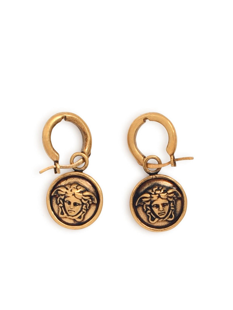 Versace Versace Medusa Brass Earrings Gold Women - World Class Fashion