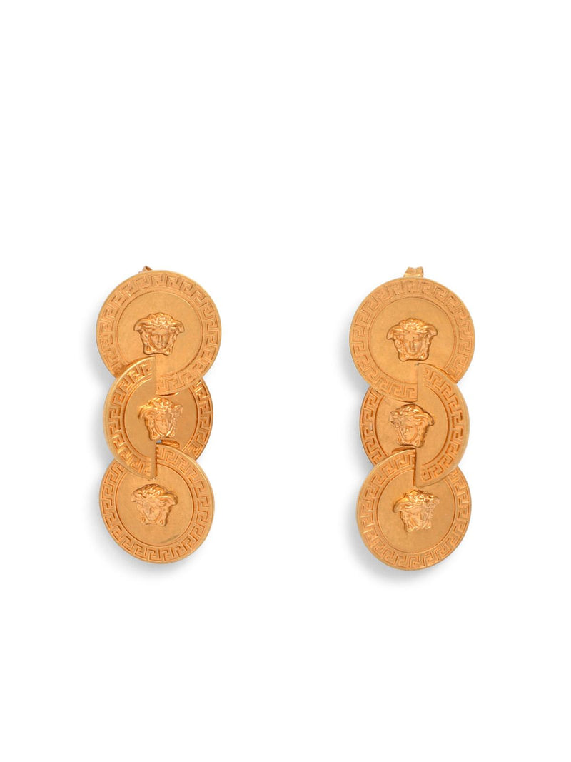 Versace Versace Tribute Brass Earrings Gold Women - World Class Fashion