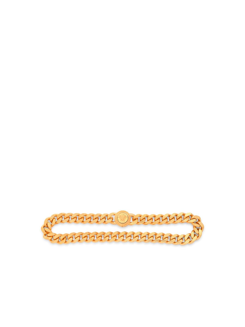 Versace Versace Medusa Medallion Necklace Gold - World Class Fashion