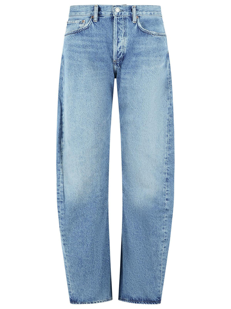 Agolde Agolde Spiral Jeans In Blue Cotton - World Class Fashion