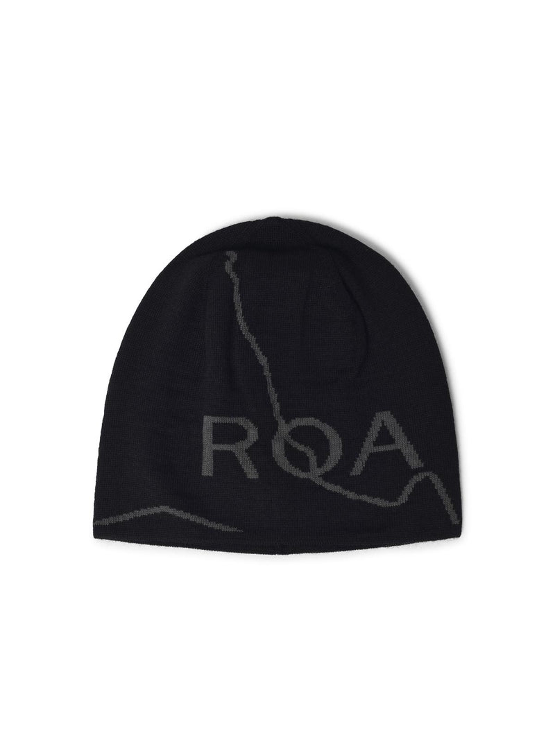 Roa Hiking Roa Hiking Black Wool Beanie Men - World Class Fashion