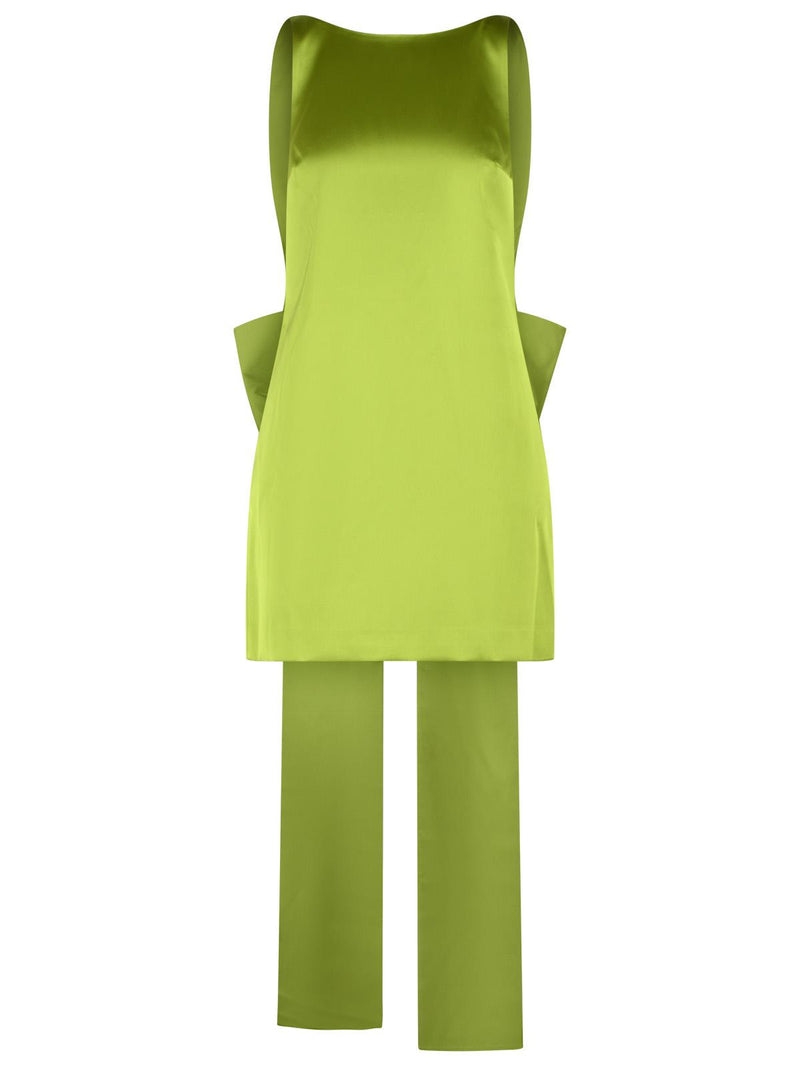 Self-Portrait Self-Portrait Amibo Mini Dress Green Women - World Class Fashion