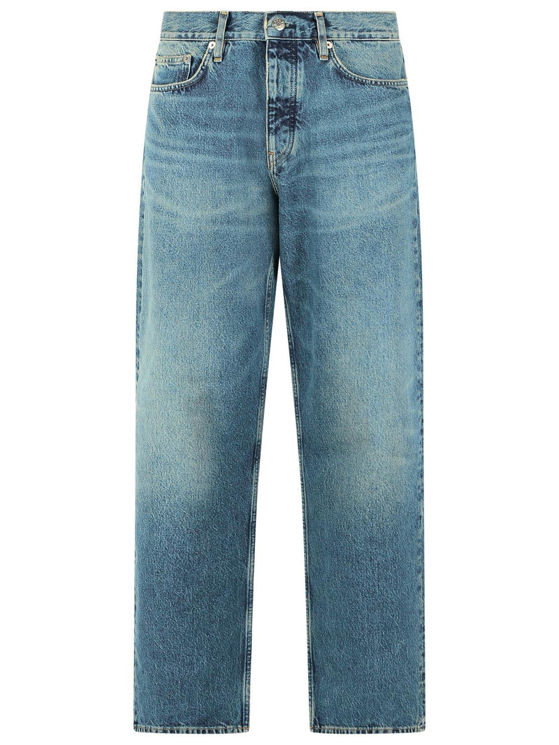 Sunflower Sunflower Dark Blue Organic Cotton Loose Jeans - World Class Fashion