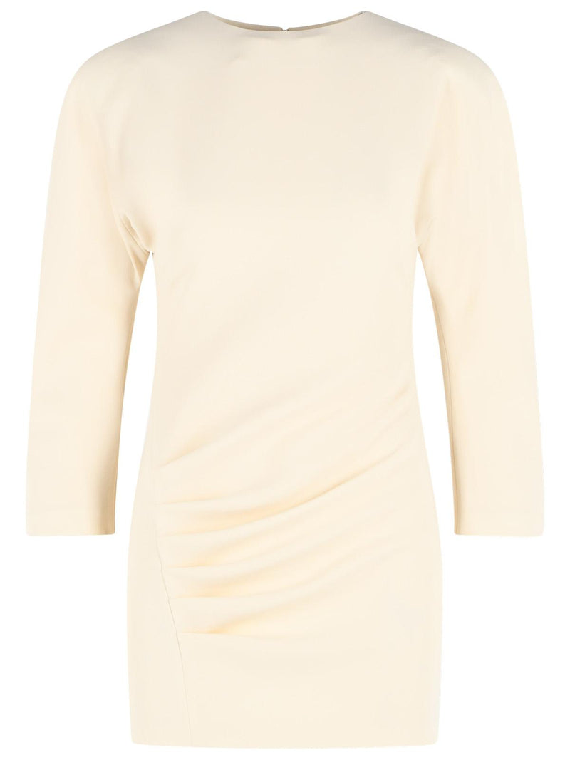The Andamane The Andamane 'NEW Amanda' Mini Dress Cream - World Class Fashion