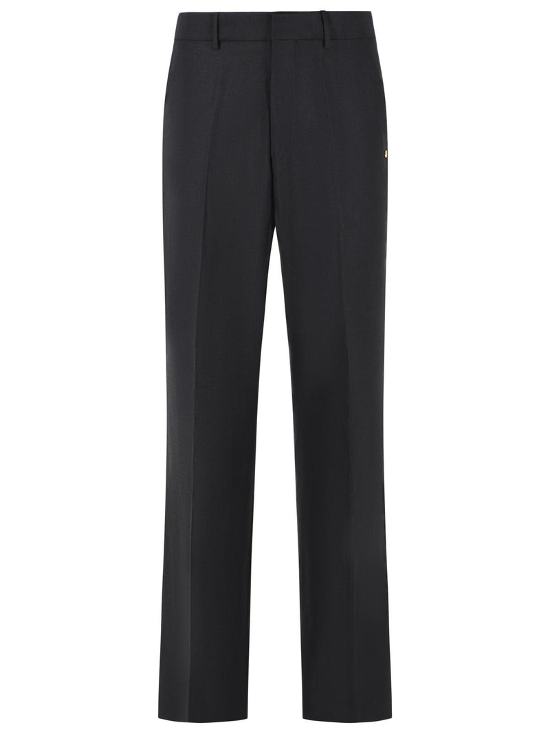 Amiri Amiri 'MA' Black Virgin Wool Blend Pants - World Class Fashion