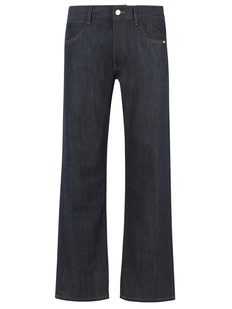 Amish Amish 'JAMES' Dark Blue Cotton Jeans - World Class Fashion
