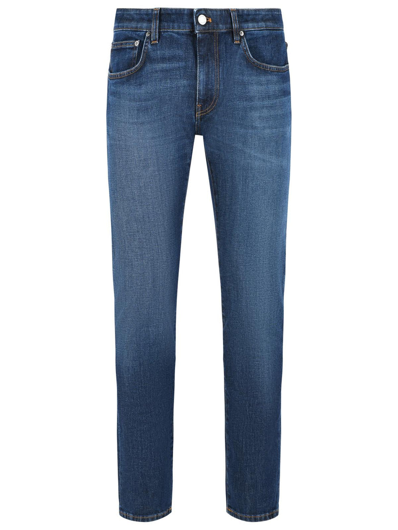 Pt05 Pt05 'SWING' Dark Blue Stretch Denim Jeans - World Class Fashion