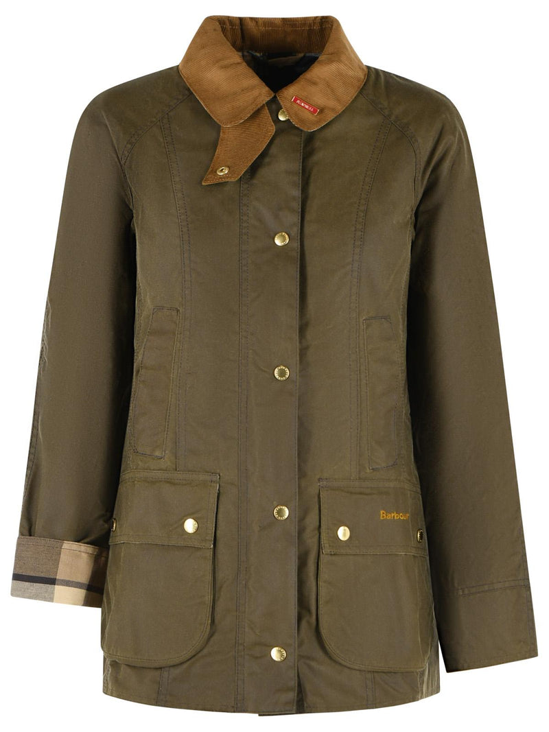 Barbour Barbour 'ICONS Beadnell' Brown Cotton Waxed Jacket - World Class Fashion