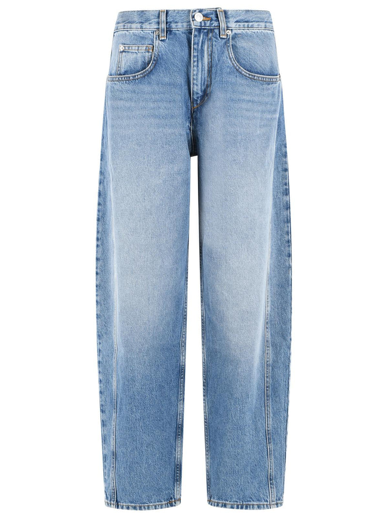 Isabel Marant Isabel Marant ORIANE Light Blue Denim Jeans - World Class Fashion