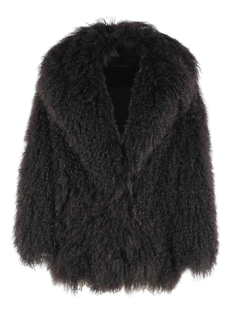 Blancha Blancha Mongolia Fur Coat Brown Women - World Class Fashion