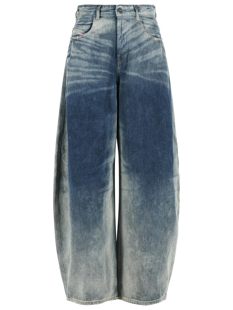 Diesel Diesel '1987 D-khelz' Blue Denim Jeans - World Class Fashion