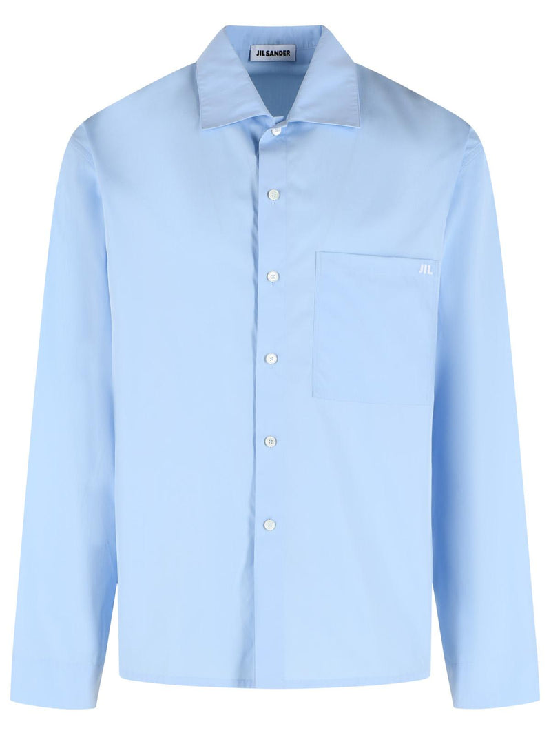 Jil Sander Jil Sander Light Blue Cotton Shirt Men - World Class Fashion