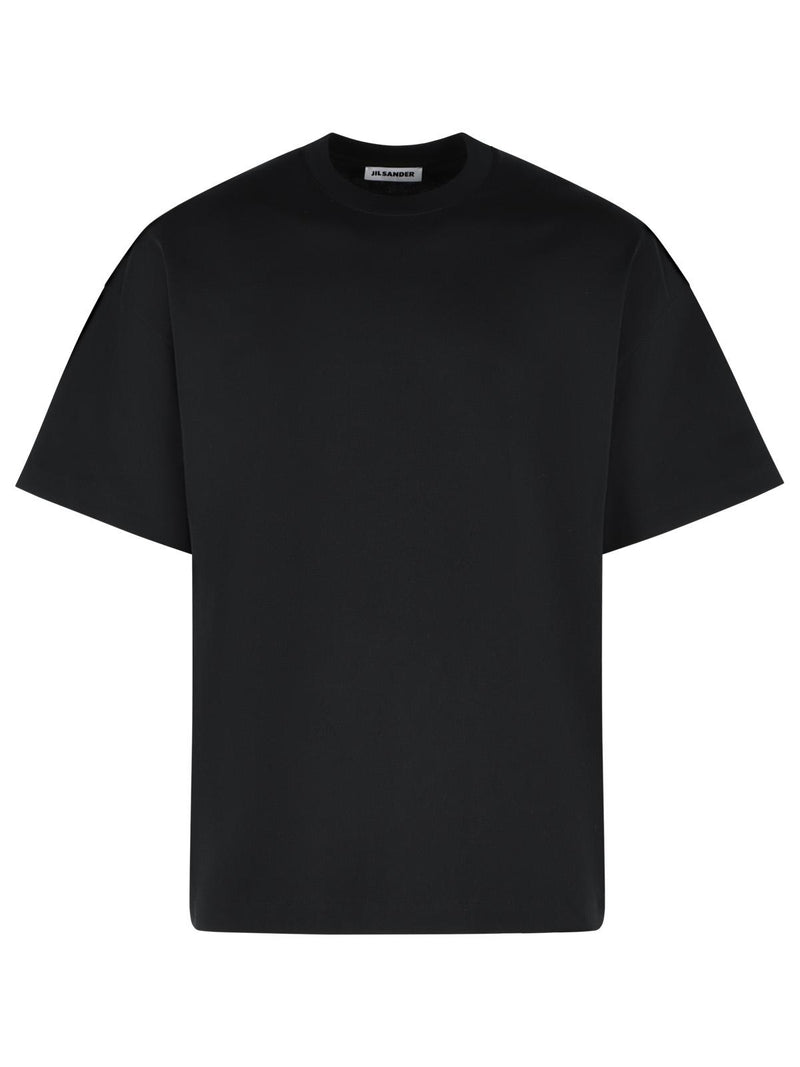 Jil Sander Jil Sander Black Cotton Polo Shirt Men - World Class Fashion