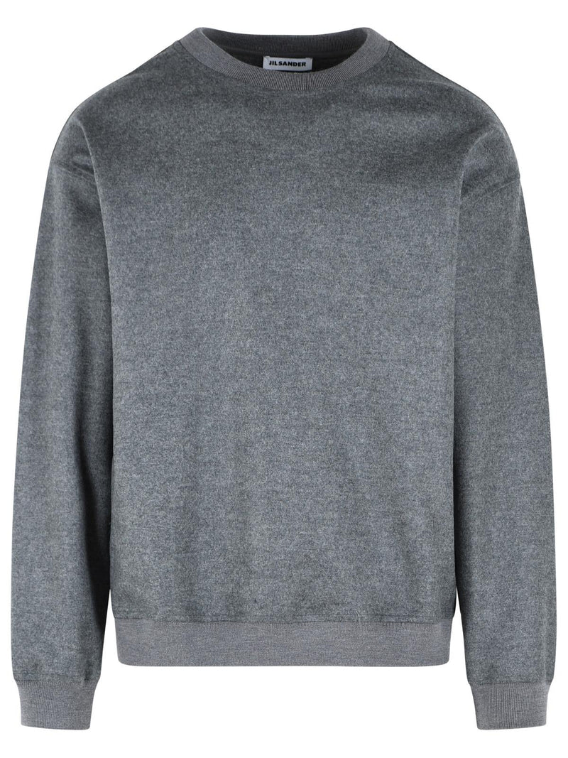 Jil Sander Jil Sander Wool Sweatshirt Grey Men - World Class Fashion