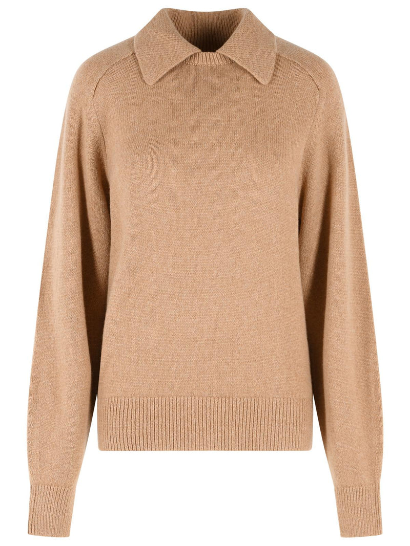 Khaite Khaite Jackson Brown Wool Cashmere Sweater Women - World Class Fashion