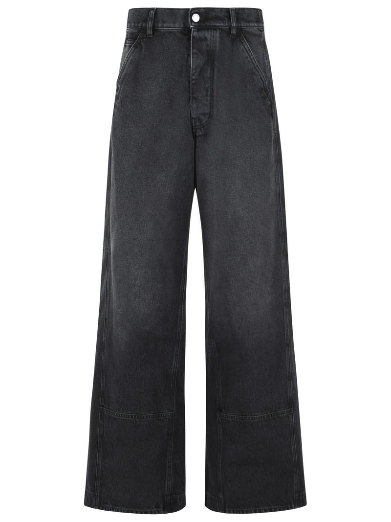Marni Marni Black Wide Leg Denim Jeans Men - World Class Fashion
