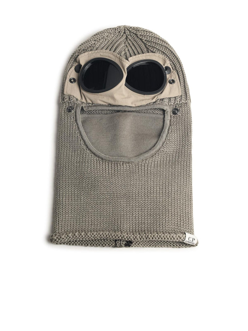 C.P. Company C.p. Company Balacava 'GOGGLE' In Beige Wool - World Class Fashion