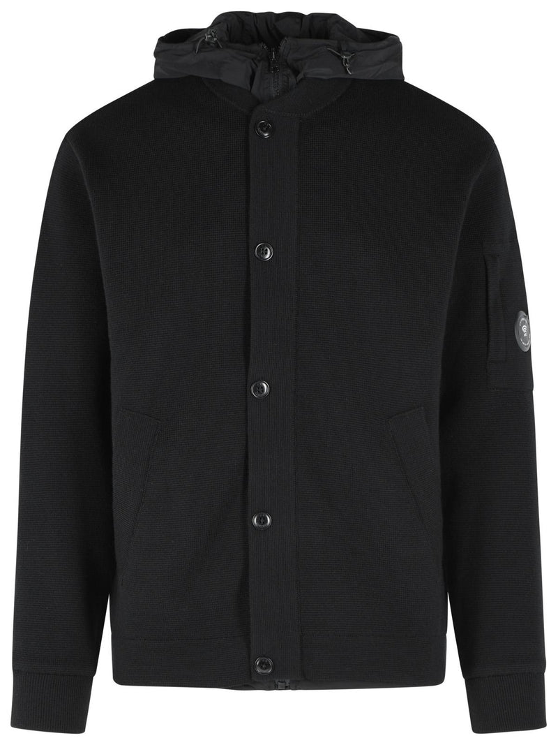 C.P. Company C.P. Company Reversible Wool Jacket Black - World Class Fashion