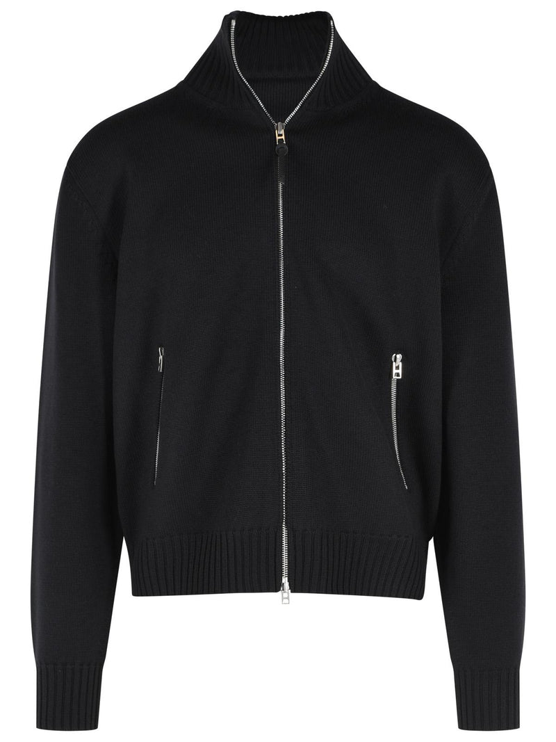 Tom Ford Tom Ford Virgin Wool Cardigan Black Men - World Class Fashion