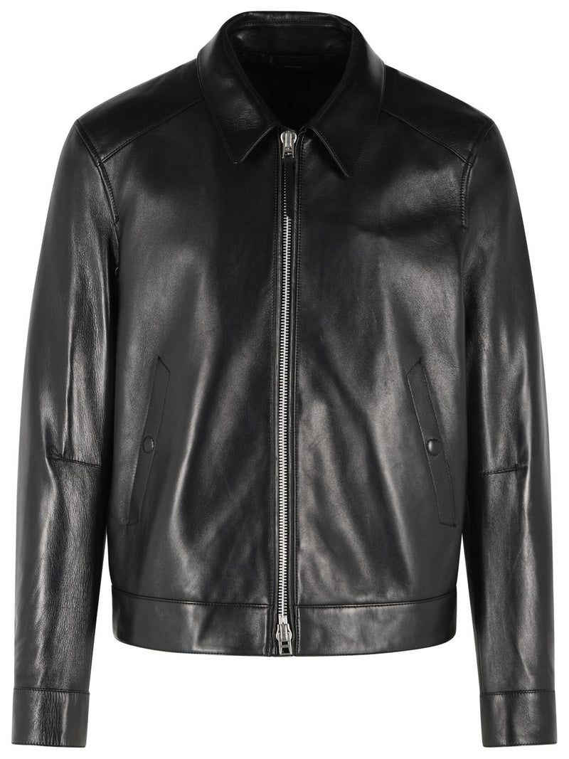 Tom Ford Tom Ford Black Leather Jacket - World Class Fashion