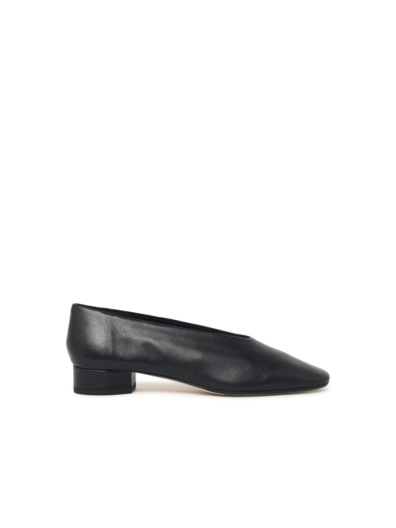 Aeyde Aeyde DELIA Black Nappa Ballet Flats - World Class Fashion