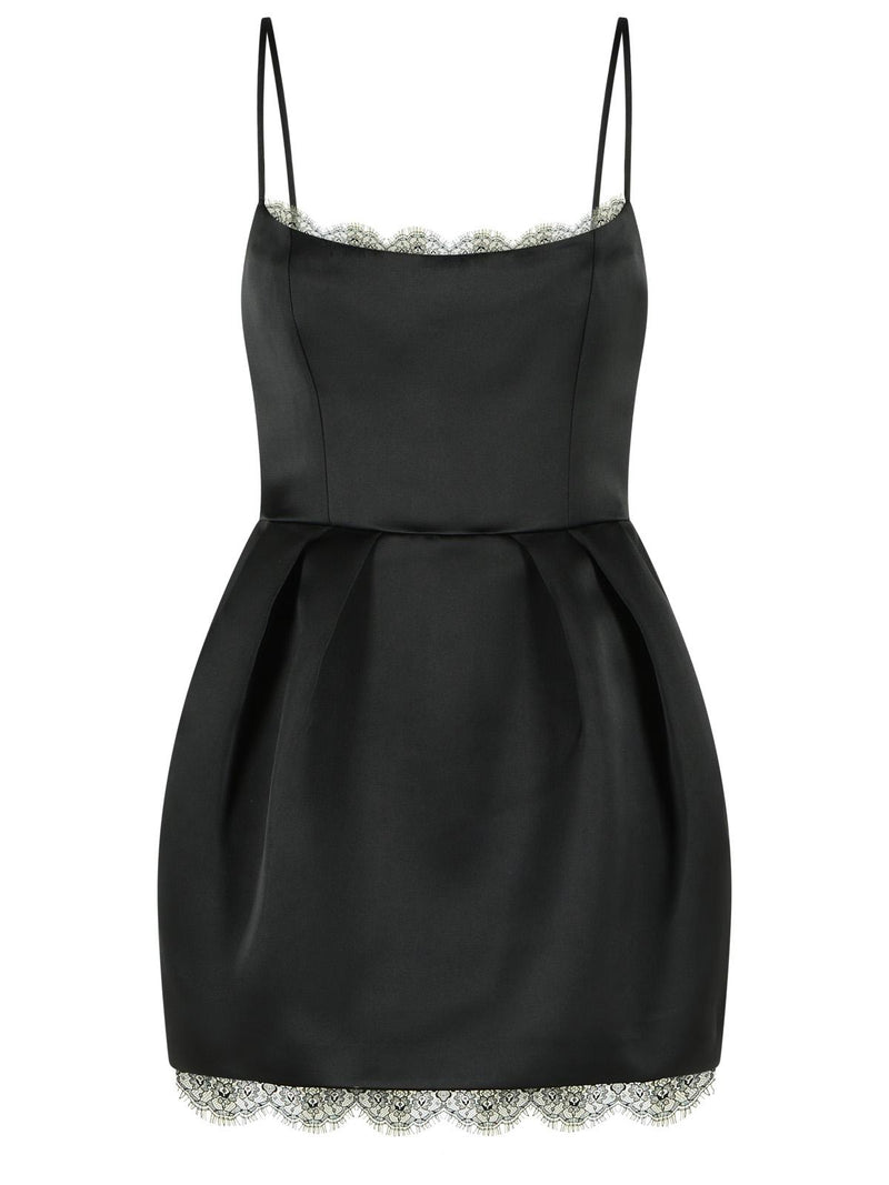Blumarine Blumarine Mini Duchesse Dress Black Women - World Class Fashion