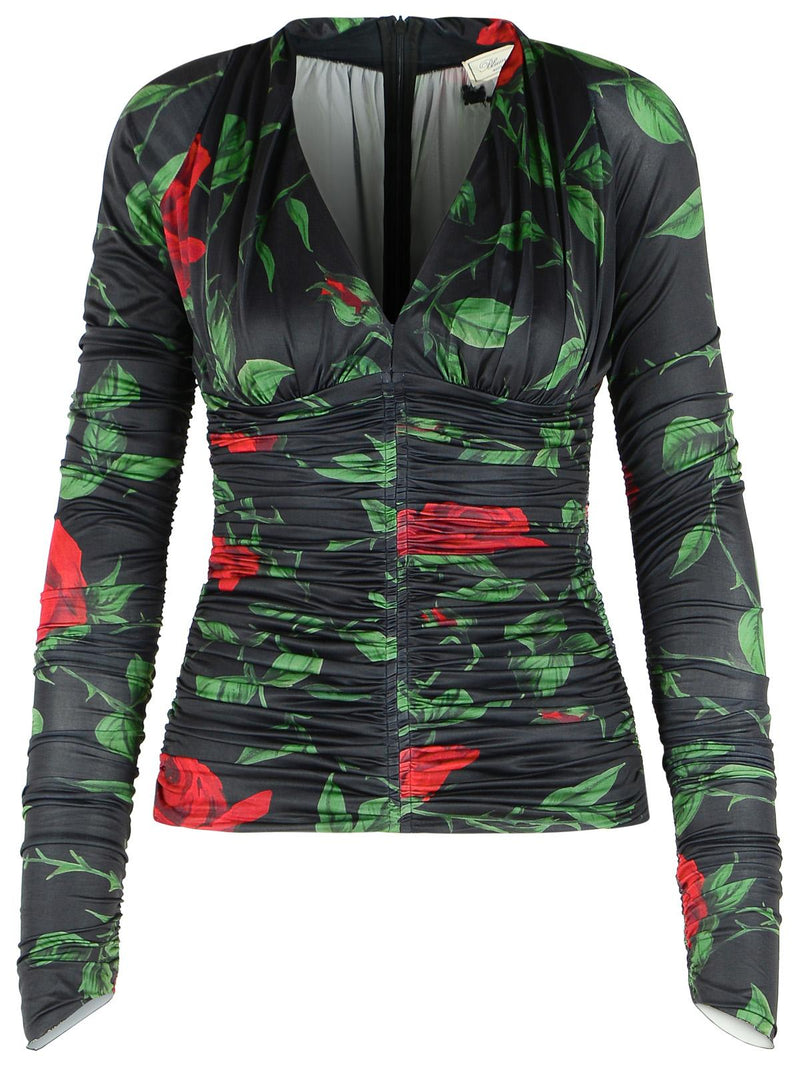 Blumarine Blumarine Black Polyester Blouse - World Class Fashion