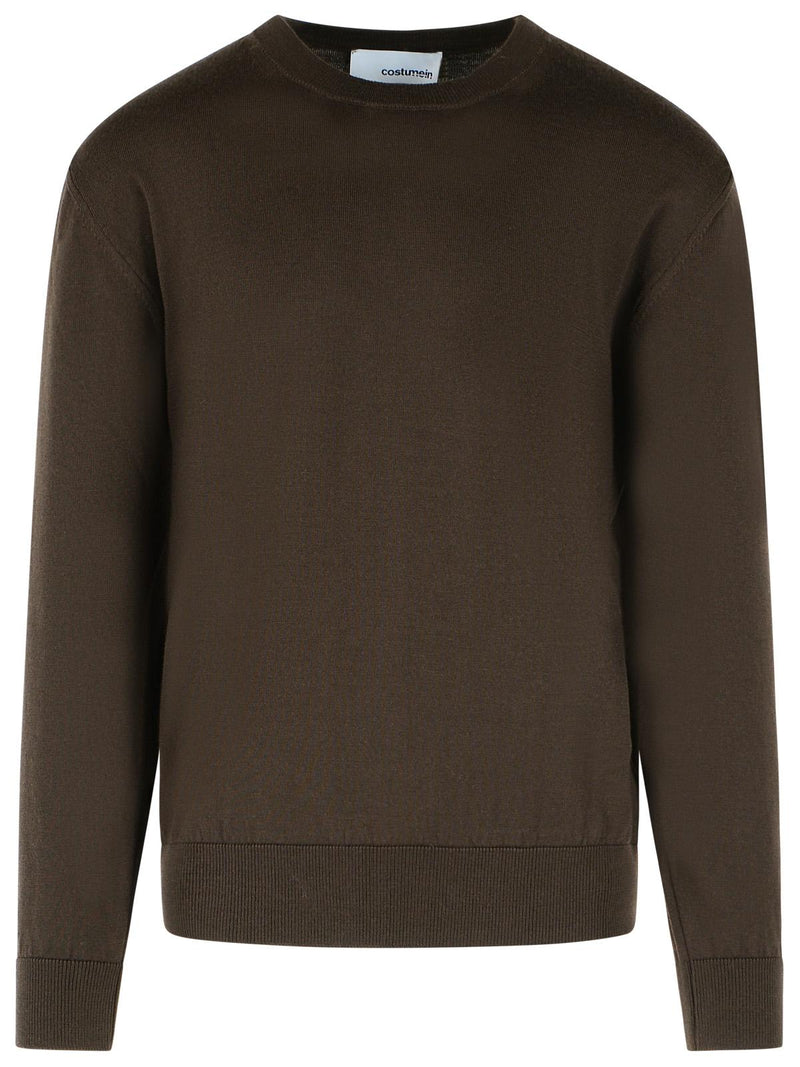 Costumein Costumein 'RAKESH' Brown Merino Wool Sweater - World Class Fashion