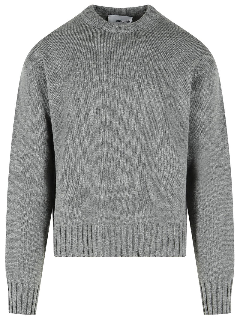 Costumein Costumein 'ROLF' Grey Cashmere Sweater - World Class Fashion