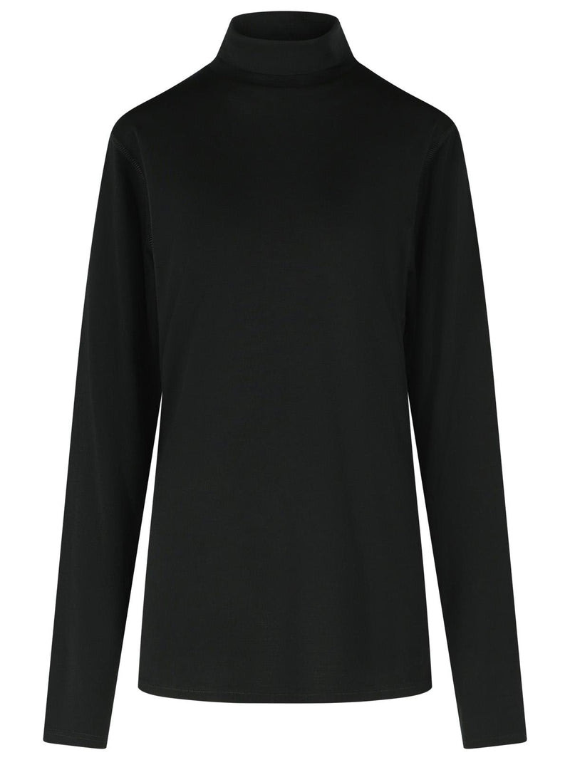 Rier Rier 'POLAR' Black Virgin Wool Sweater Women - World Class Fashion