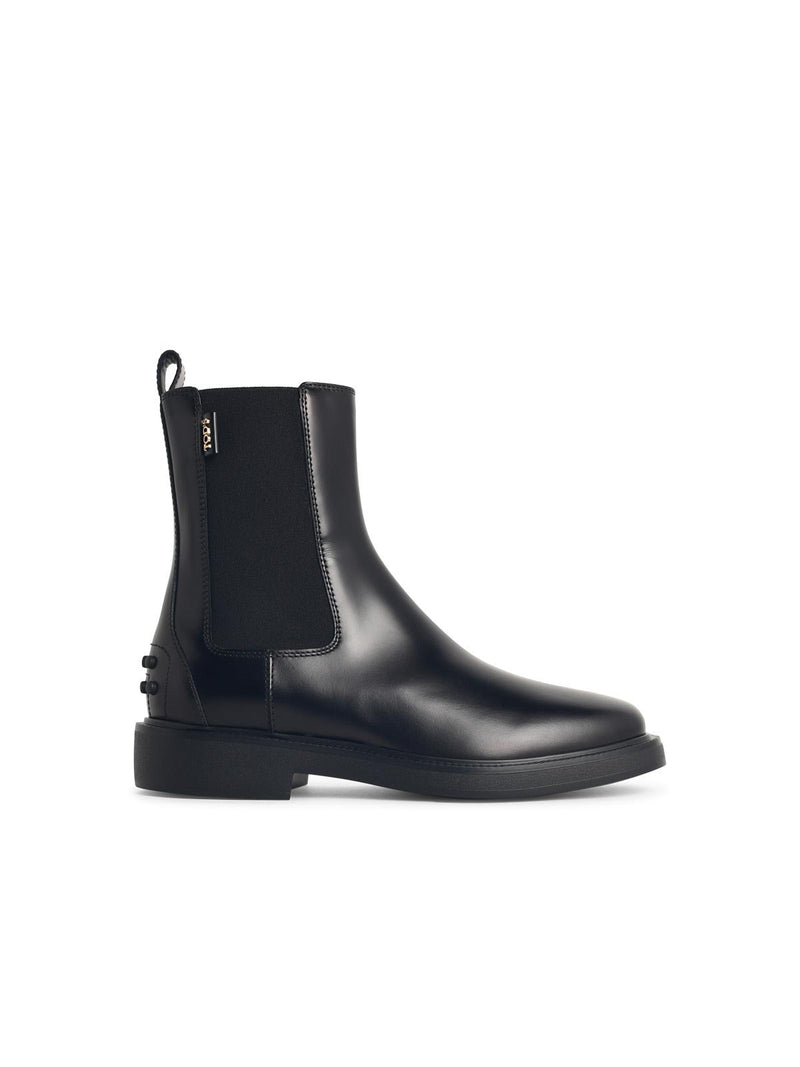 Tod’s Tod's Leather Ankle Boots Black Women - World Class Fashion