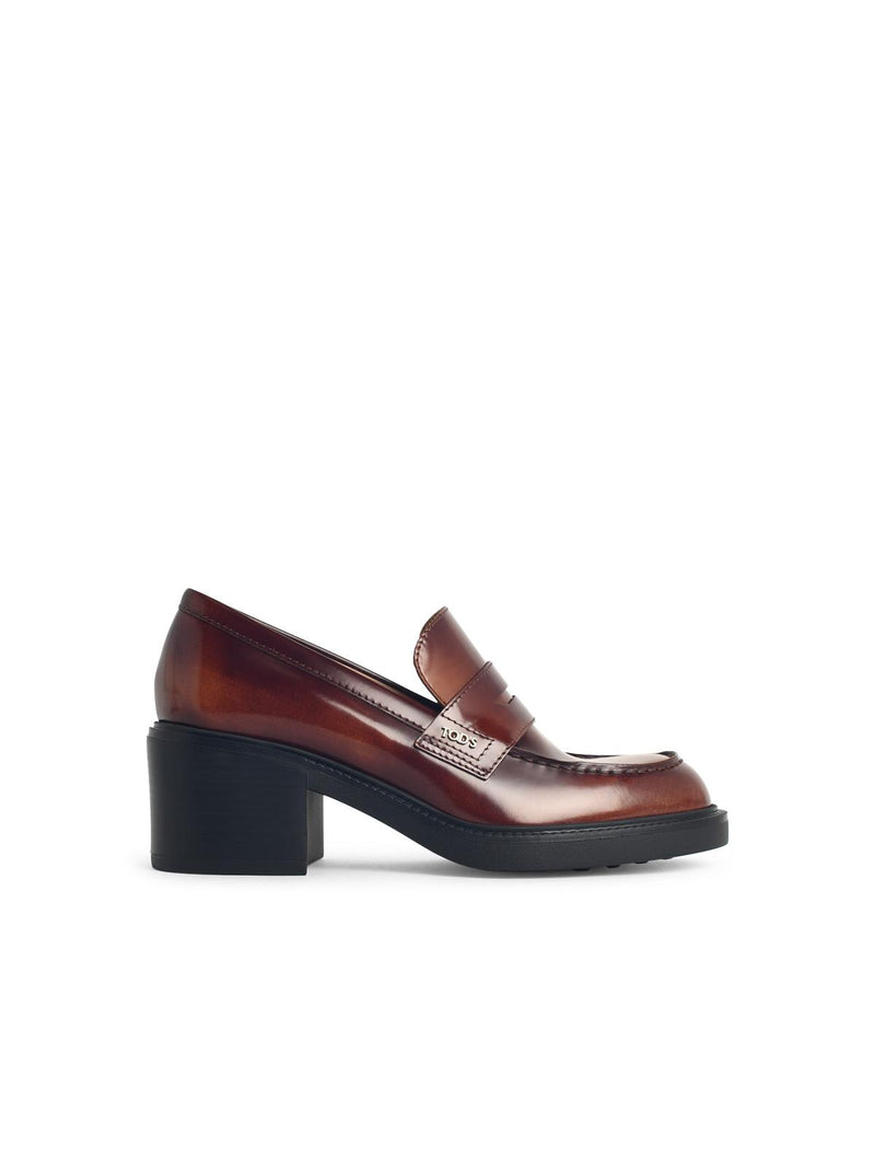 Tod’s Tod's Women Brown Leather Loafers - World Class Fashion