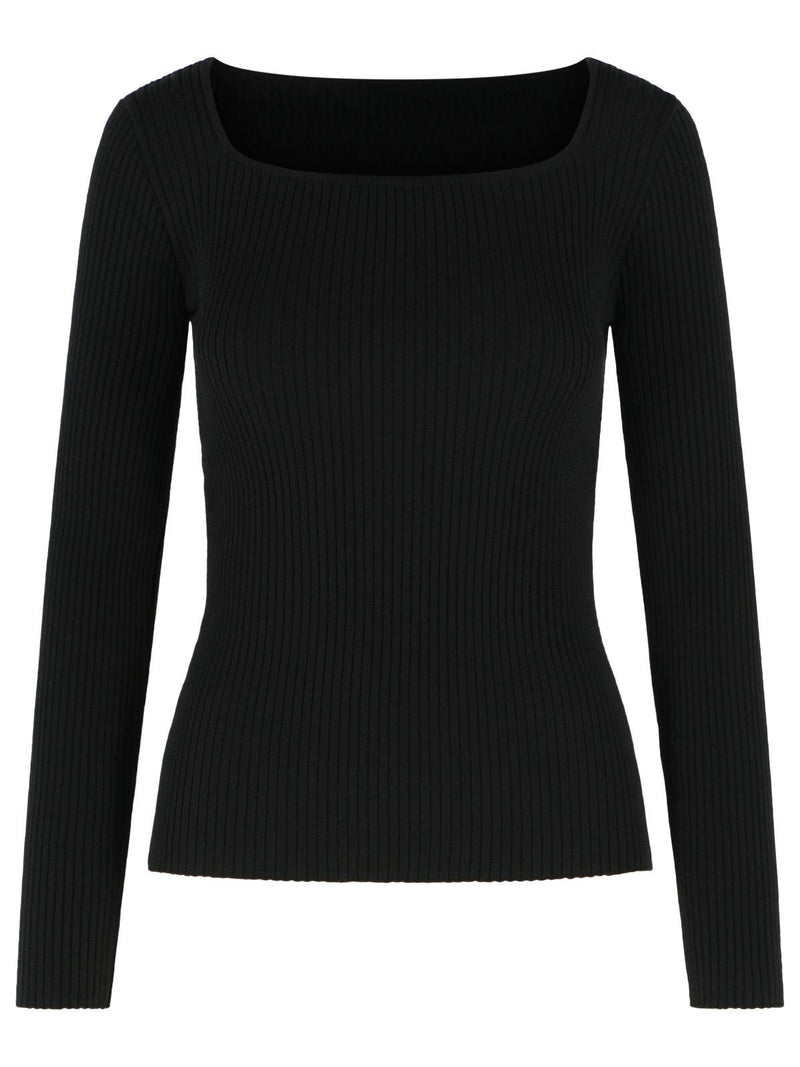 Courreges Courreges Viscose Blend Sweater Black Women - World Class Fashion