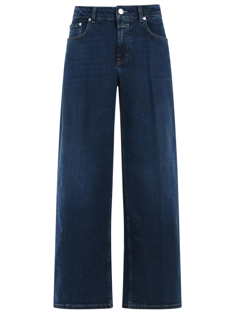 Closed Closed 'JAYLA' Blue Stretch Denim Jeans - World Class Fashion