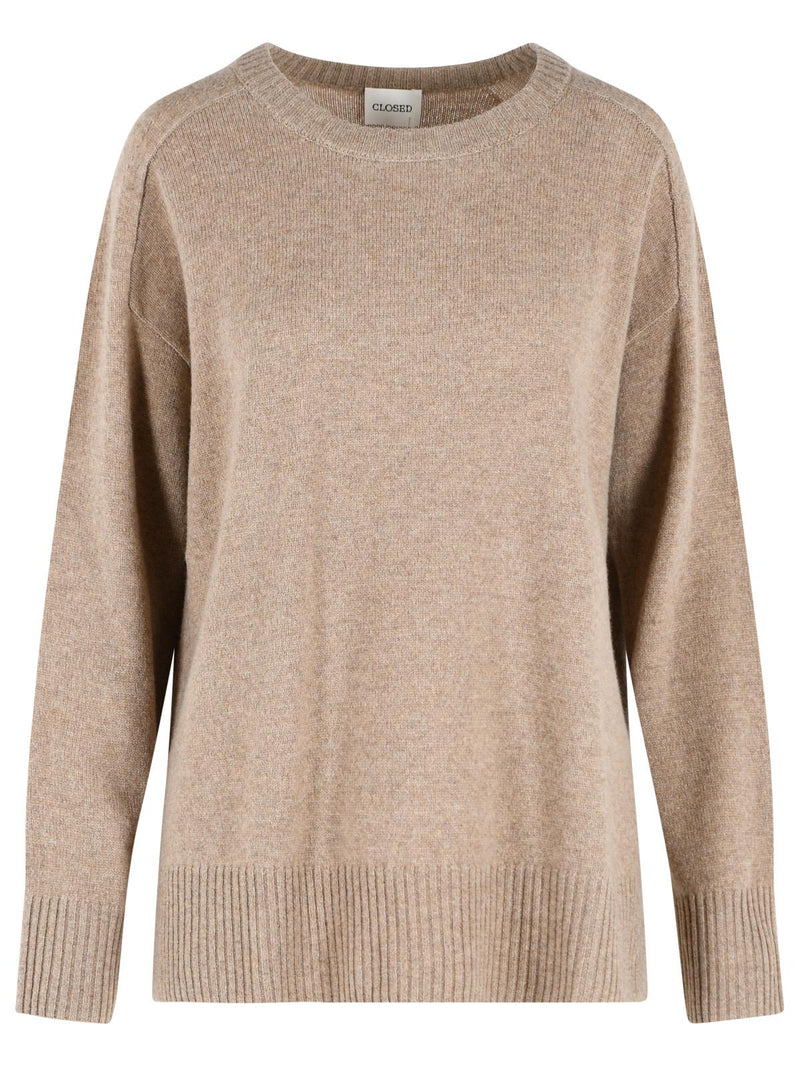 Closed Closed Wool Sweater Beige Women - World Class Fashion