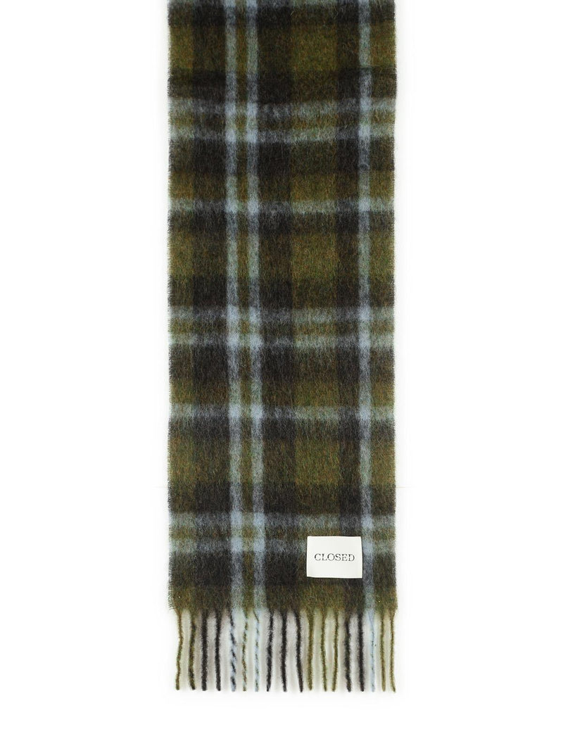 Closed Closed Wool Blend Scarf Green Women - World Class Fashion