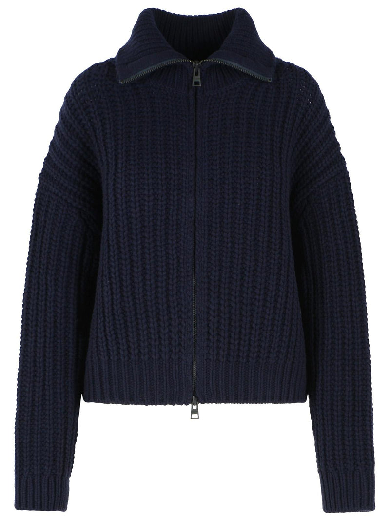 Closed Closed Navy Wool Cardigan - World Class Fashion