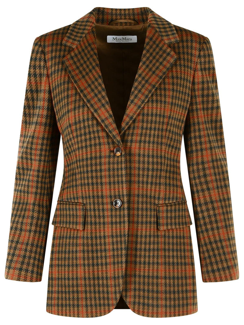 Max Mara Max Mara Galosce Blazer Brown Women - World Class Fashion