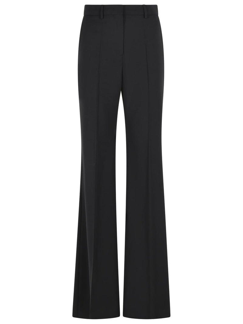 Sportmax Sportmax 'HANGAR' Black Virgin Wool Women Trousers - World Class Fashion