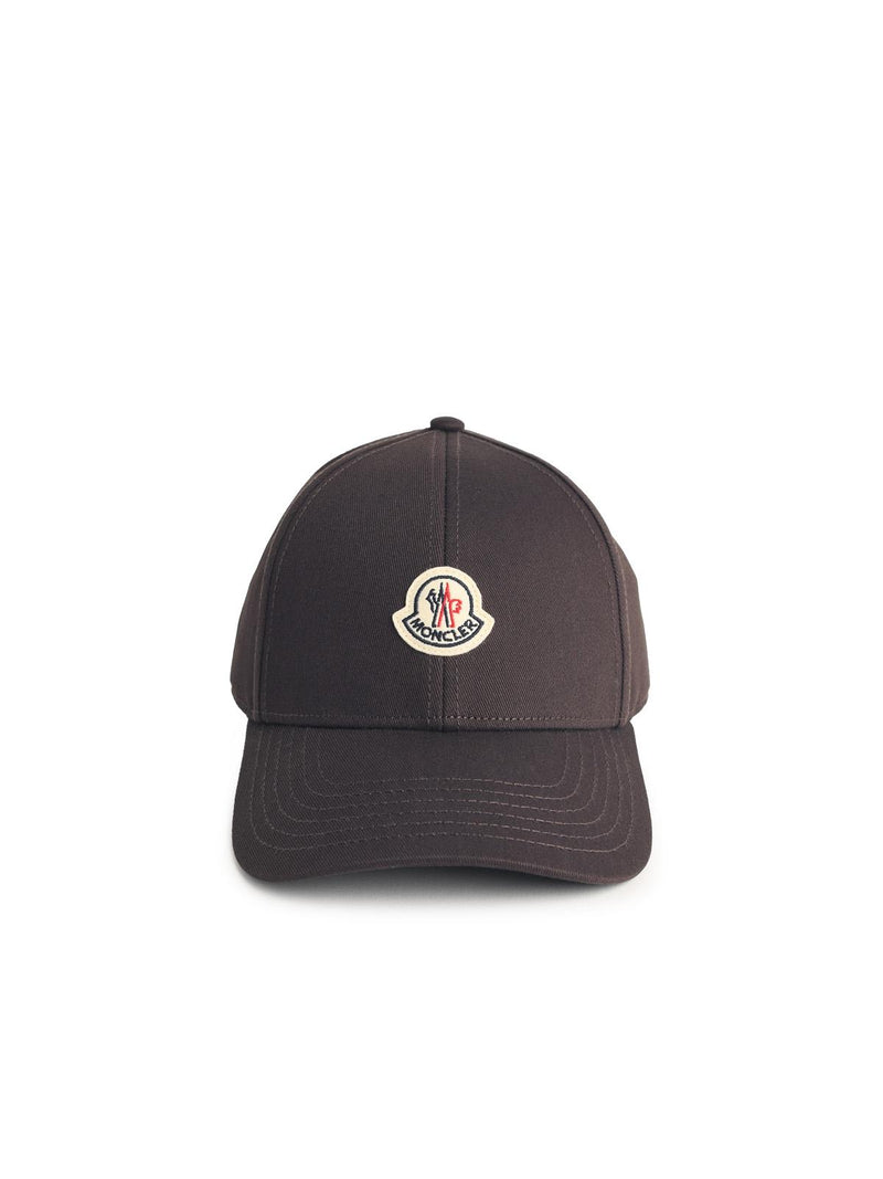 Moncler Moncler Cotton Cap Brown Men - World Class Fashion