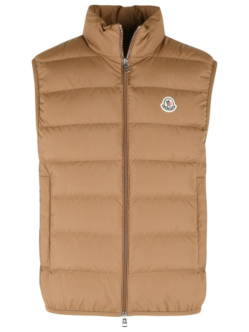 Moncler Moncler CONTRIN Brown Polyester Vest - World Class Fashion