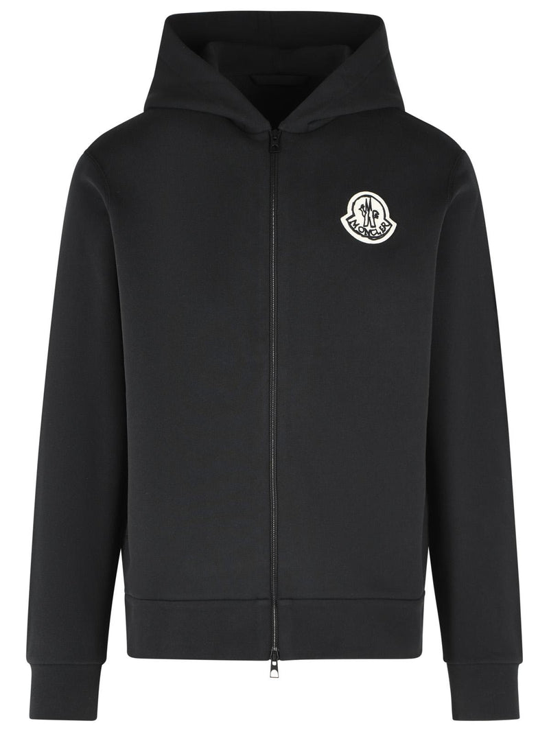 Moncler Moncler Cotton Sweatshirt Black Men - World Class Fashion