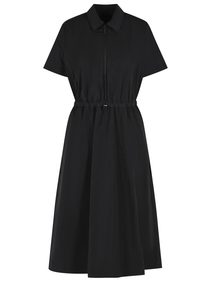 Moncler Moncler MIDI Black Polyamide Dress Women - World Class Fashion