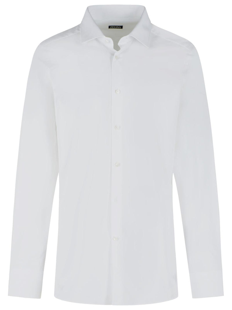 Zegna Zegna White Trophy Cotton Shirt Men - World Class Fashion