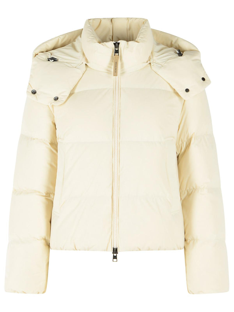 Woolrich John Rich & Bros Woolrich John Rich & Bros 'MADISON' Cream Down Jacket - World Class Fashion