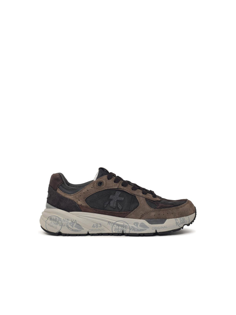 Premiata Premiata MASE25 8421 Brown Suede Blend Sneakers - World Class Fashion