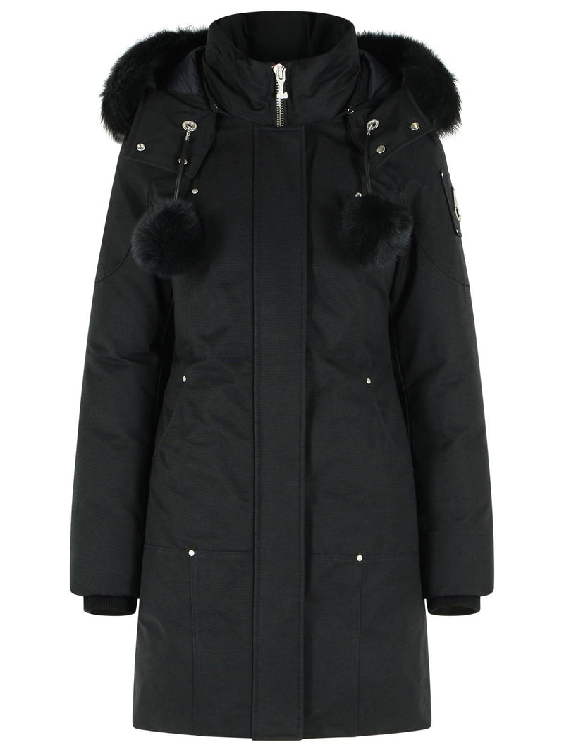 Moose Knuckles Moose Knuckles 'STIRLING Original' Black Cotton Blend Parka - World Class Fashion