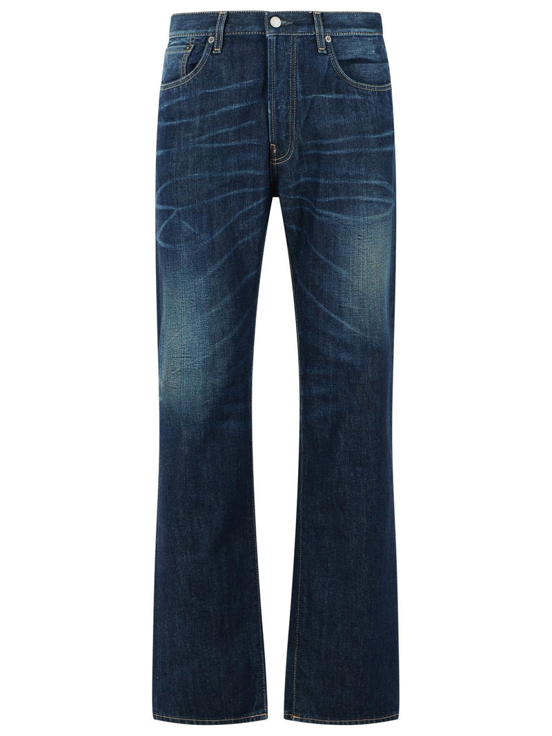Acne Studios Acne Studios 1996m Indigo Blue Denim Jeans - World Class Fashion
